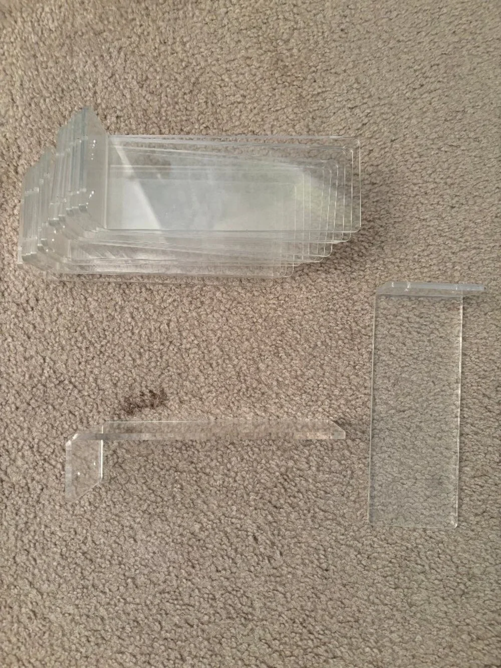 14 clear acrylic floating shelves for shoes